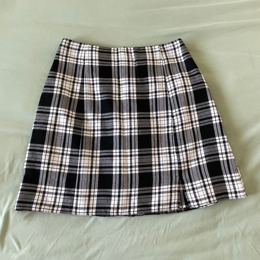 Plaid Mini Skirt